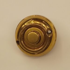 campanello o apri cancello - door bell in handcrafted brass