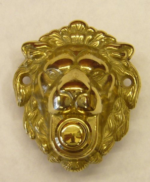 campanello testa di leone - lion head door bell