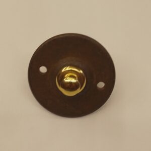 E051 campanello da porta in ferro - round iron door bell