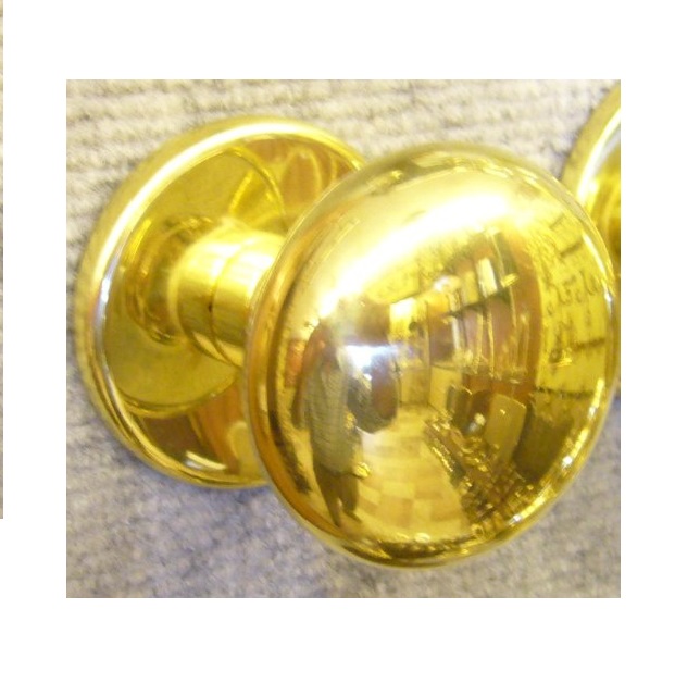 pomello da portoncino in ottone - door knob in brass