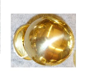 pomolo da portone a sfera - brass ball door knob