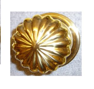 pomolo da portone in ottone - door knob daisy.