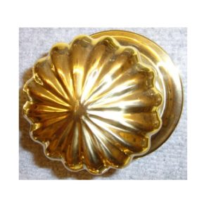 pomolo da portone in ottone - door knob daisy.