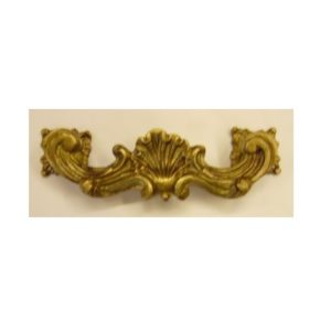 piccolo maniglione barocco in ottone - small door handle in Baroque style