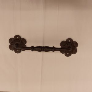maniglione in ferro color ruggine patinato -iron handle