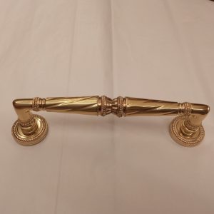 maniglione per portoncino in ottone - door pull handle in polished brass
