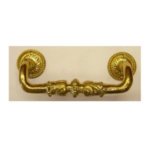 maniglione inginocchiato stile impero in ottone - Empire style kneeling handle