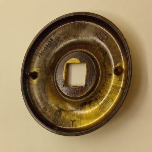polished brass ring door knocker - F300 - Image 5