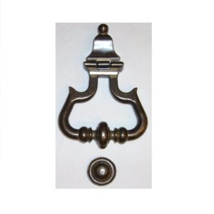 battente in ottoneknocker in bronzed brass bronzato e anticato -