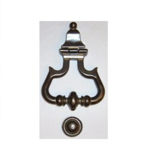 battente in ottoneknocker in bronzed brass bronzato e anticato -