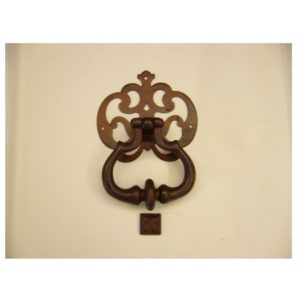 battente a riccio in ferro curly iron knocker-