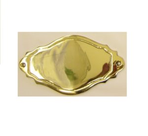 porta nome per portoncino - oval name holder