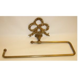 M011 portasciugamani con fiocco doppio -jointed towel holder with double bow