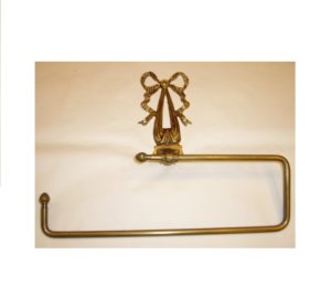 M019 portasciugamani con nastro - towel holder with ribbon decoration