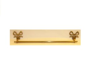 M025 asta portasciugamani con nastro - towel rail with bow decoration