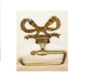 M030 portarotolo con fiocco - paper holder with bow decoration