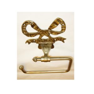 M030 portarotolo con fiocco - paper holder with bow decoration