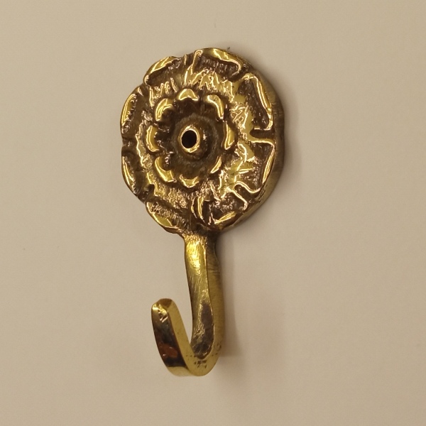 hook with ornamental rosette - T011 - Fratelli Pinci