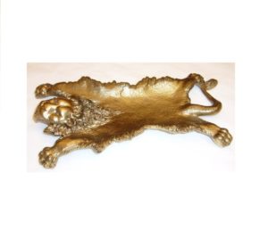 posacenere pelle di leone - lion skin ashtray