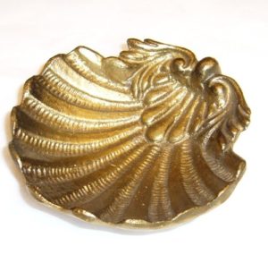 posacenere a piccola conchiglia in ottone - small shell ashtray