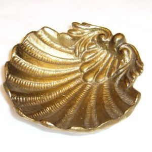 posacenere a piccola conchiglia in ottone - small shell ashtray