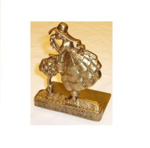 fioraia reggilibro - lady brass bookend