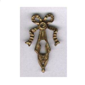 piccola bocchetta a fiocchetto artigianale - small bow key hole