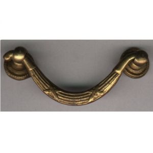 maniglia snodata con fascio consolare in ottone - jointed handle with consular beam