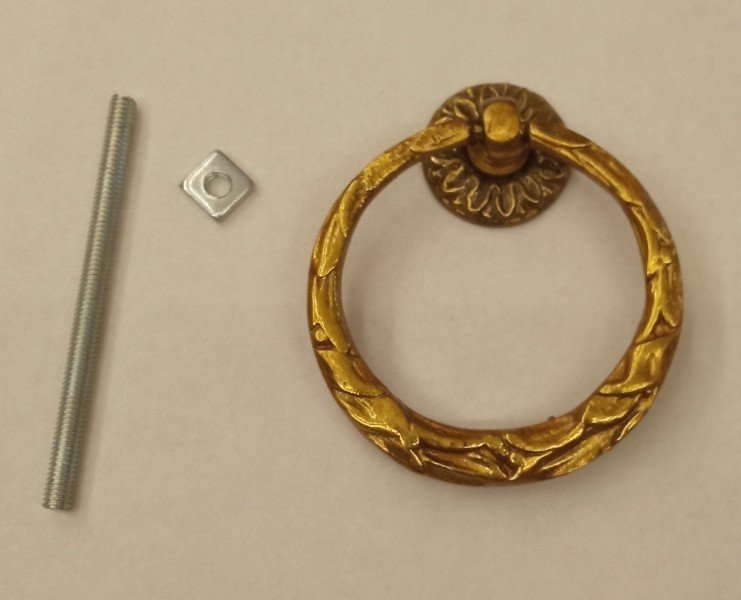 anello grande decorato con festone - large decorated ring