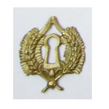 bocchetta stile impero in ottone - Empire style keyhole