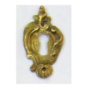 bocchetta in stile settecento in ottone - eighteenth century style keyhole