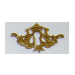 Bocchetta fine seicento orizzontale - seventeenth century horizontal keyhole