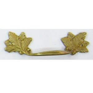 maniglia in stile Floreale in ottone - floral style handle
