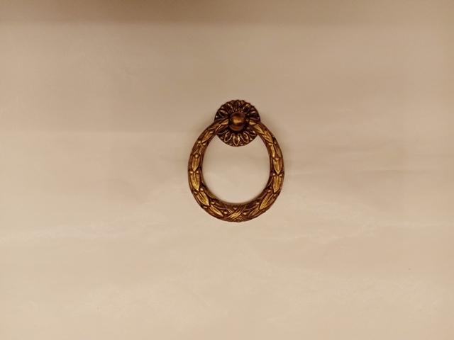 anello a fascio di alloro in ottone - laurel bundle ring