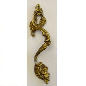 maniglia settecento da sportello con foro chiave - Eighteenth century style right handle