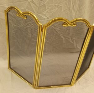parascintille a 3 ante in ottone - L316 - immagine 2