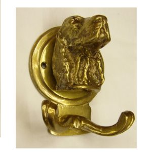 N014 gancio cane - hook with dog head