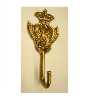 N016 gancio gigli - hook with 3 lily