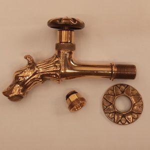 rubinetto delfino con maniglia a ruota - dolphin tap with wheel handle