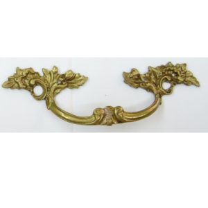 maniglia barocco grande in ottone - large baroque handle