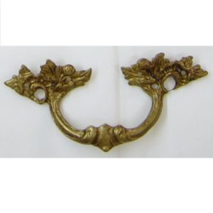 maniglia barocco piccola in ottone - small baroque handle