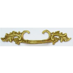 maniglia settecento con volute da cassetto - large eighteenth century handle