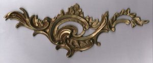 0072 brass ornament mm. 105x260