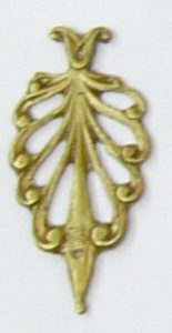 0146 brass ornament mm. 55x27