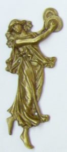 0159 brass ornament mm. 110x40