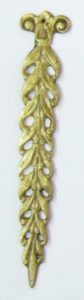 0163 brass ornament mm. 110x22