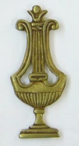 0176 brass ornament mm. 61x30