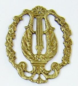 0194 brass ornament mm. 75x95
