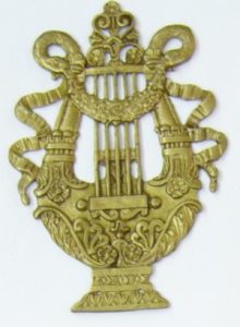 0195 brass ornament mm. 135x90