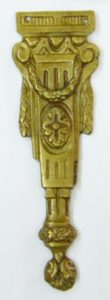 0199 brass ornament mm. 110x35